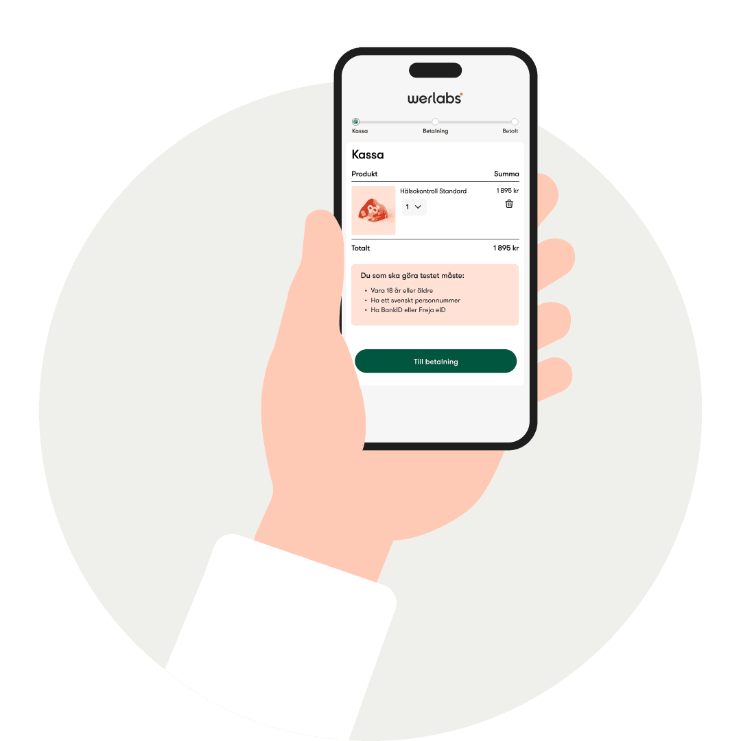 Välj hälsokontroll